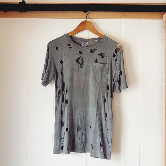 US Rags Tops - US Rags Distressed Tee